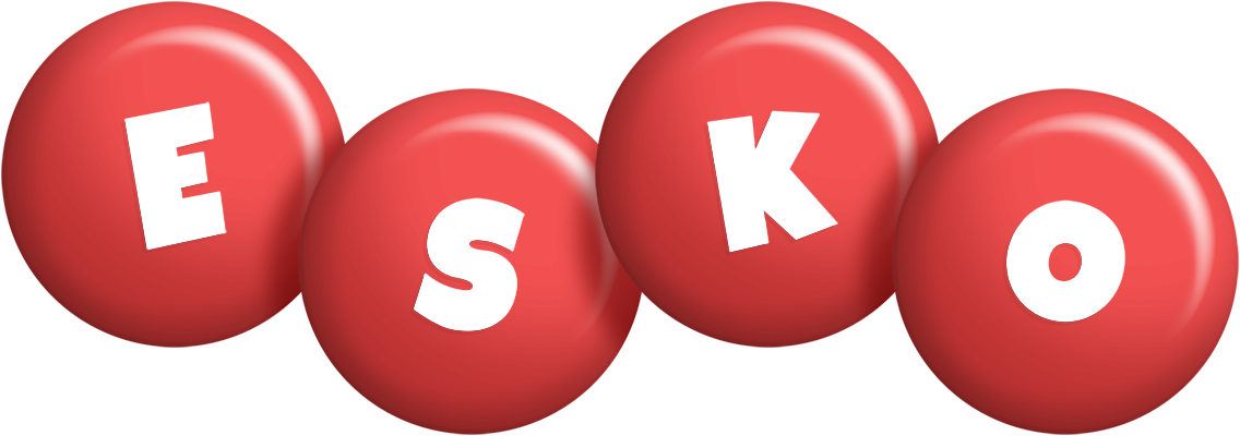 Esko candy-red logo
