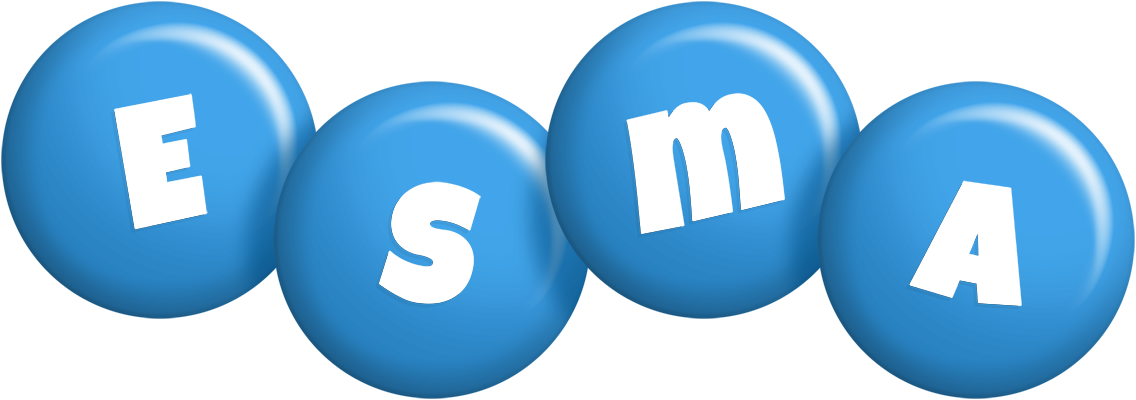 Esma candy-blue logo