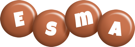 Esma candy-brown logo