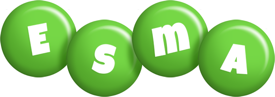 Esma candy-green logo