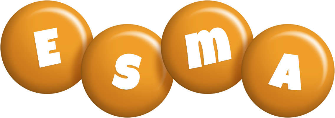 Esma candy-orange logo