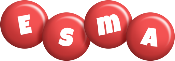 Esma candy-red logo