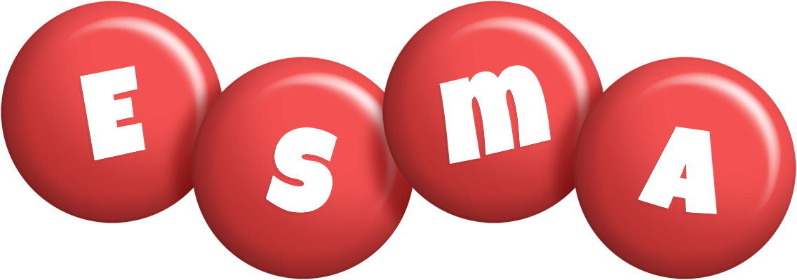 Esma candy-red logo