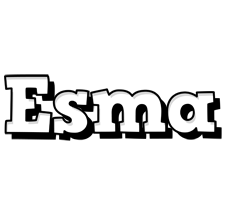 Esma snowing logo