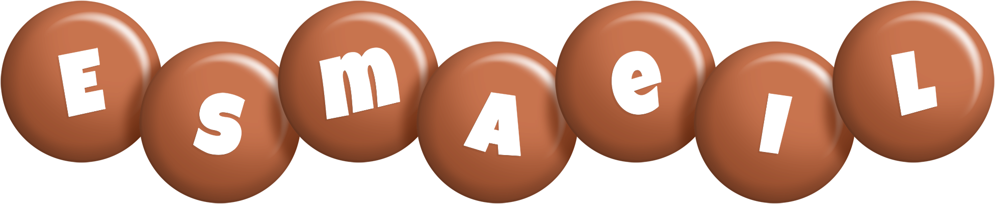 Esmaeil candy-brown logo