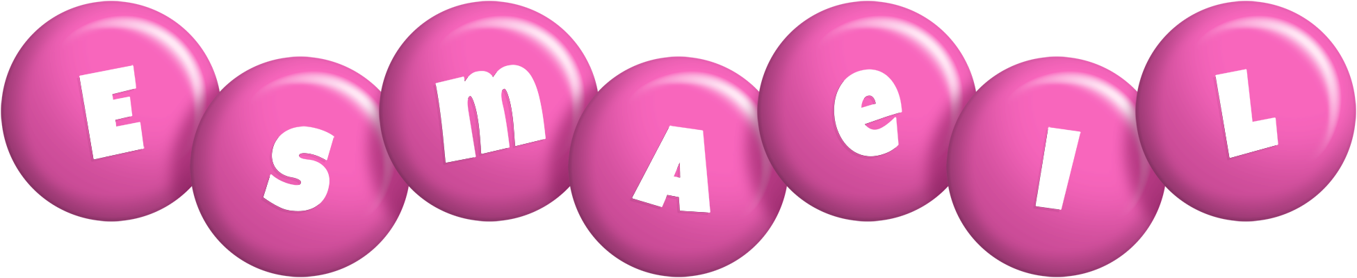 Esmaeil candy-pink logo
