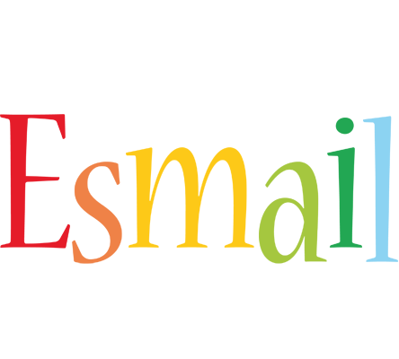 Esmail birthday logo