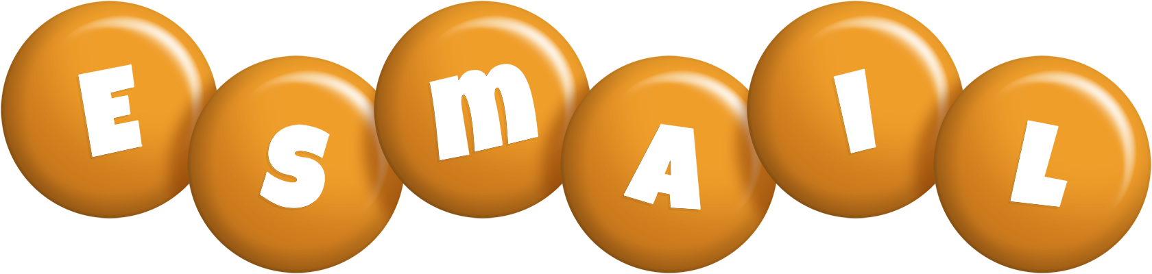Esmail candy-orange logo