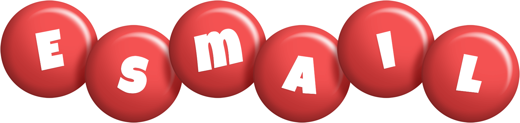 Esmail candy-red logo