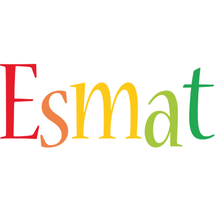 Esmat birthday logo