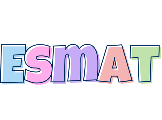 Esmat pastel logo