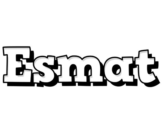 Esmat snowing logo