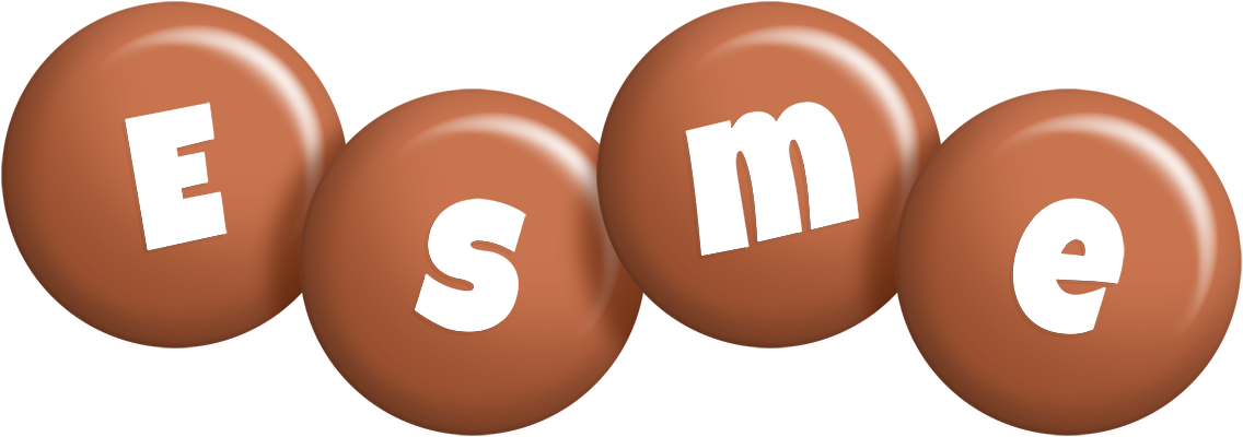 Esme candy-brown logo