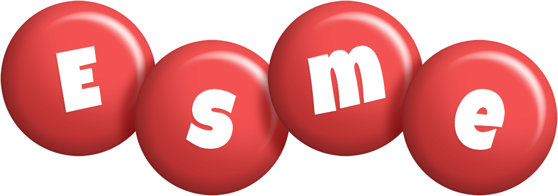 Esme candy-red logo