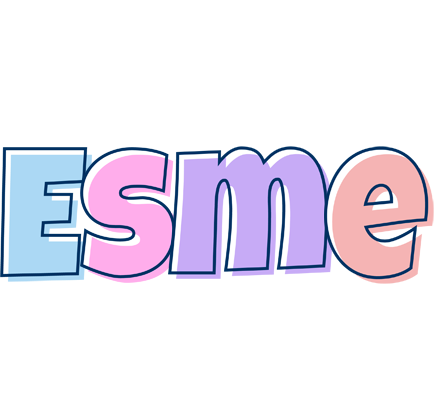 Esme pastel logo