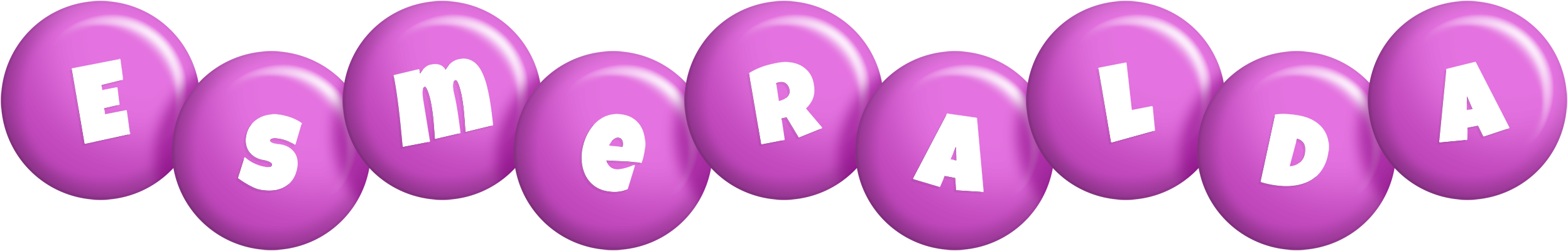 Esmeralda candy-purple logo