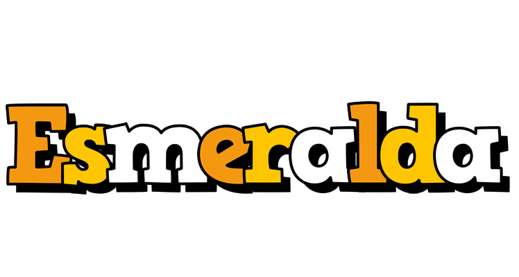Esmeralda cartoon logo