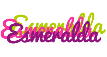 Esmeralda flowers logo