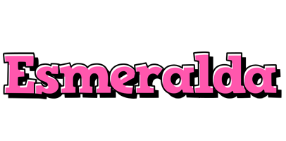 Esmeralda girlish logo