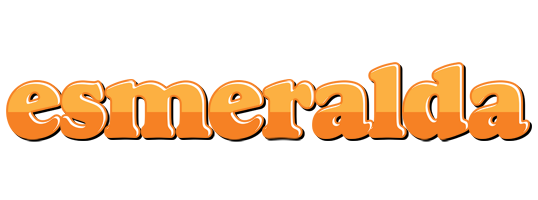 Esmeralda orange logo