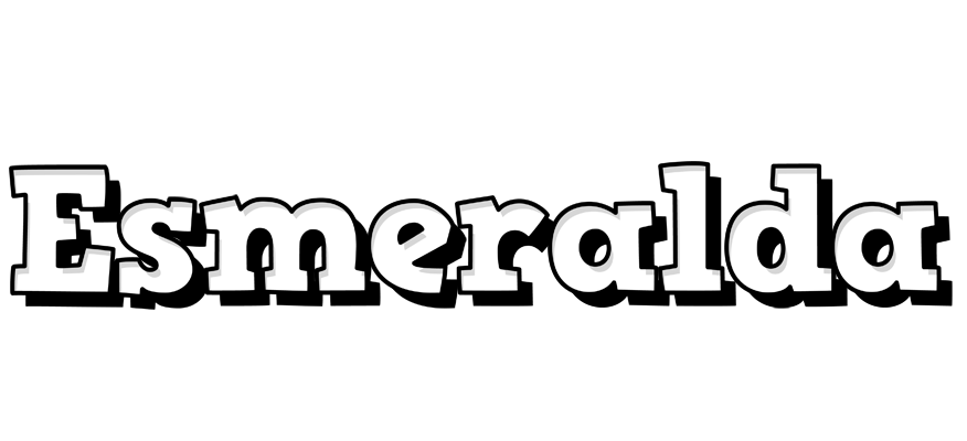 Esmeralda snowing logo