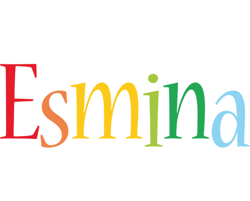 Esmina birthday logo
