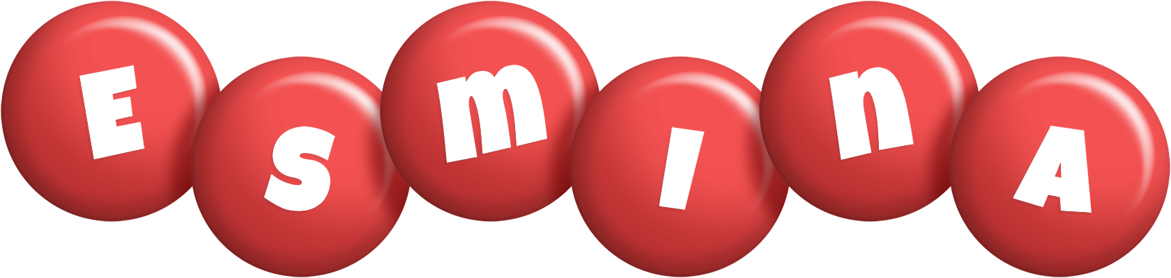 Esmina candy-red logo