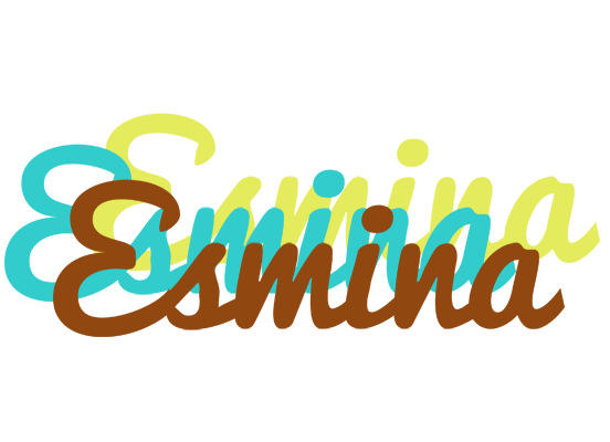 Esmina cupcake logo