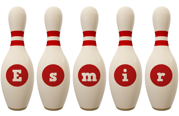Esmir bowling-pin logo