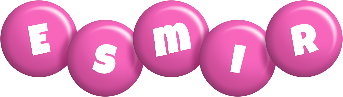 Esmir candy-pink logo