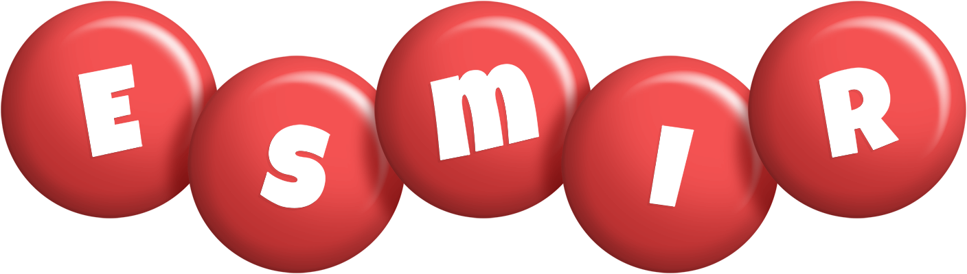 Esmir candy-red logo