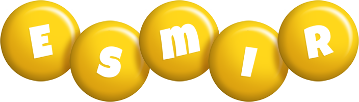 Esmir candy-yellow logo