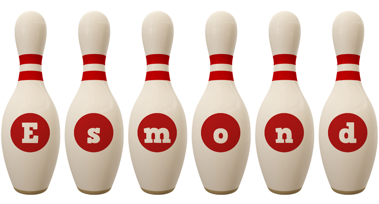 Esmond bowling-pin logo