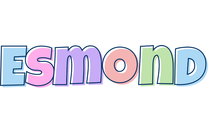 Esmond pastel logo