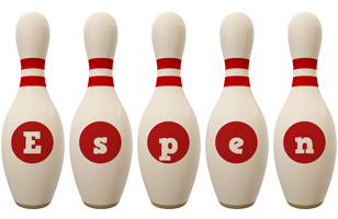 Espen bowling-pin logo