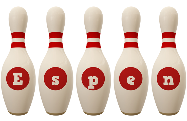 Espen bowling-pin logo