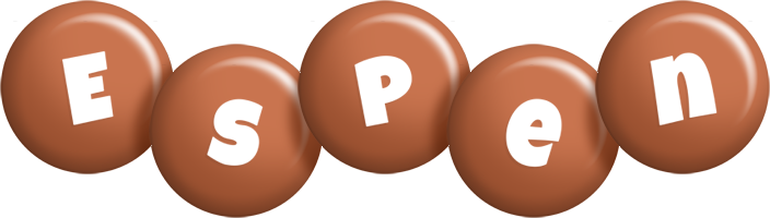 Espen candy-brown logo