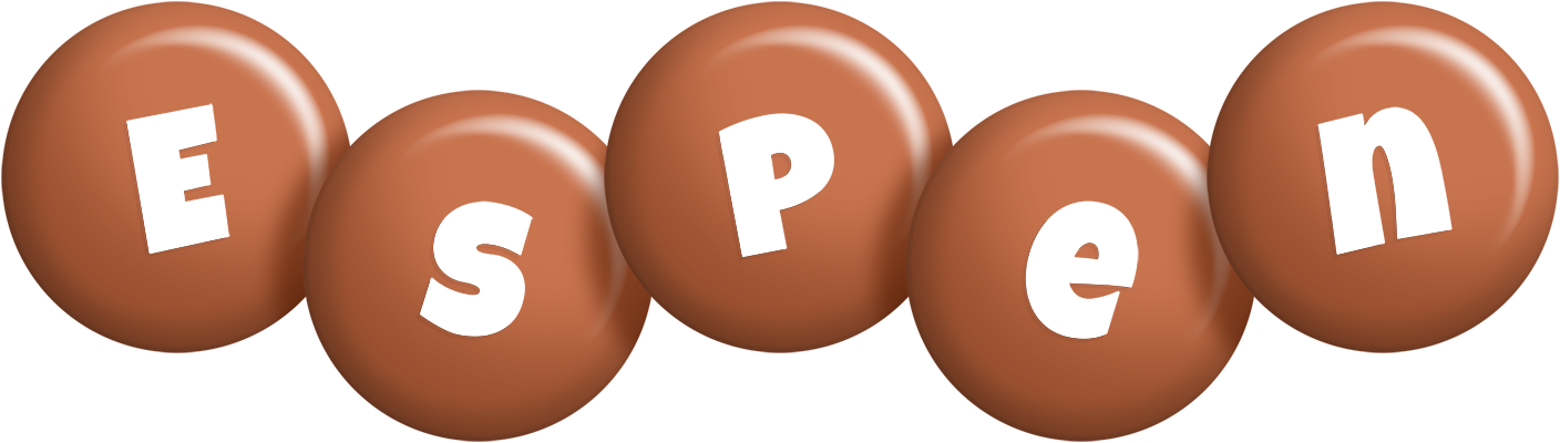 Espen candy-brown logo