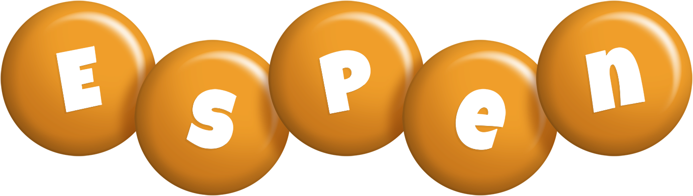 Espen candy-orange logo