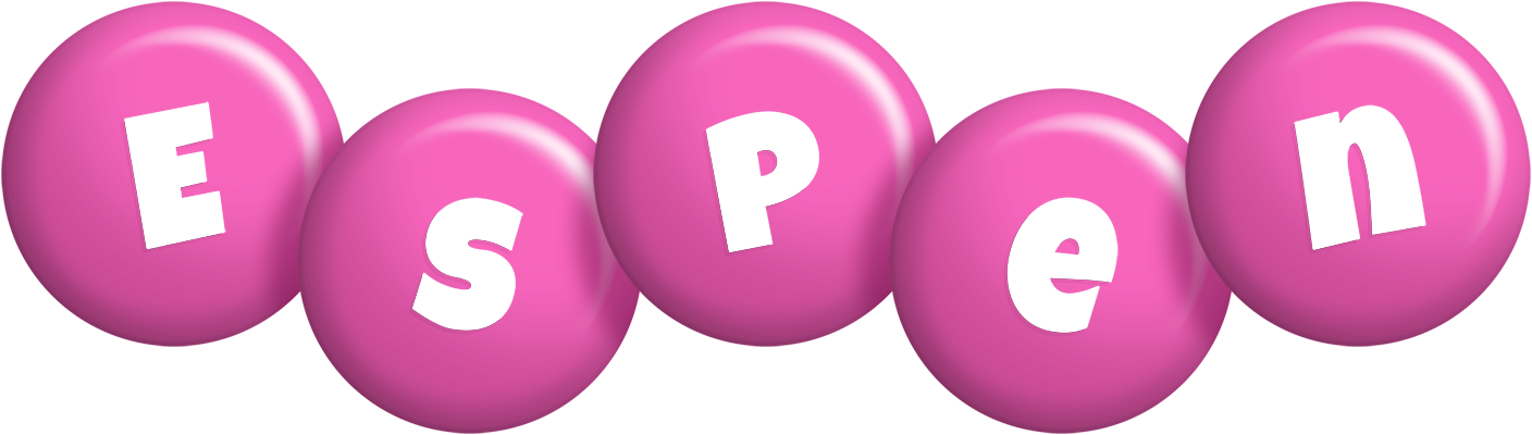 Espen candy-pink logo
