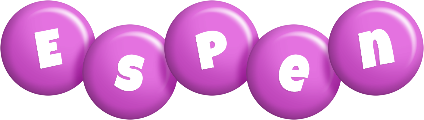 Espen candy-purple logo