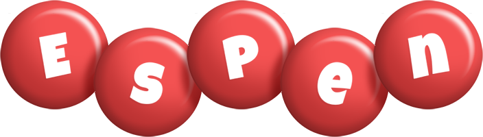 Espen candy-red logo