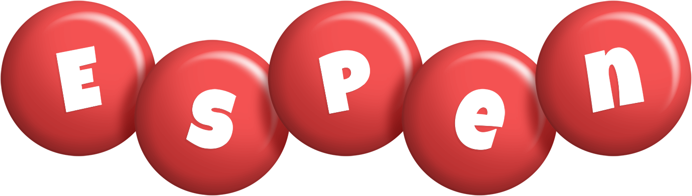 Espen candy-red logo