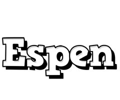Espen snowing logo