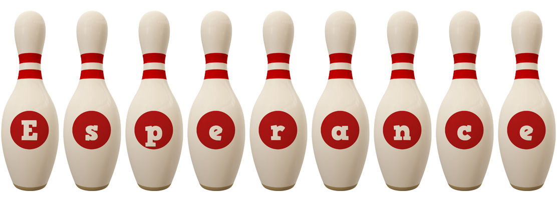 Esperance bowling-pin logo