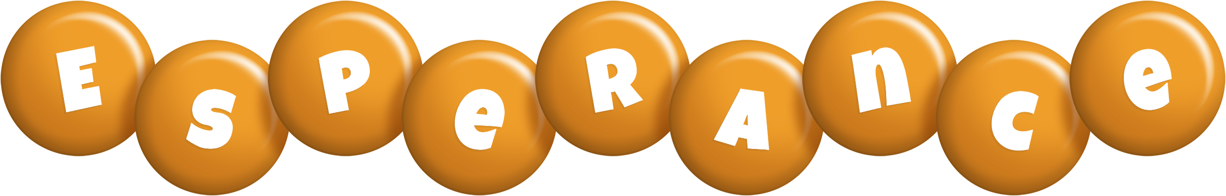Esperance candy-orange logo
