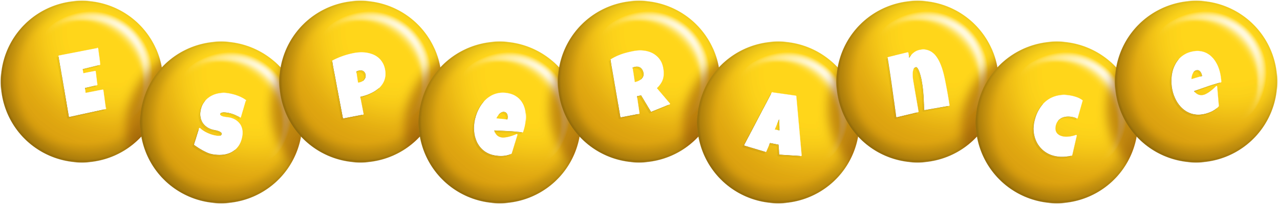 Esperance candy-yellow logo