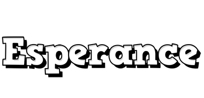 Esperance snowing logo