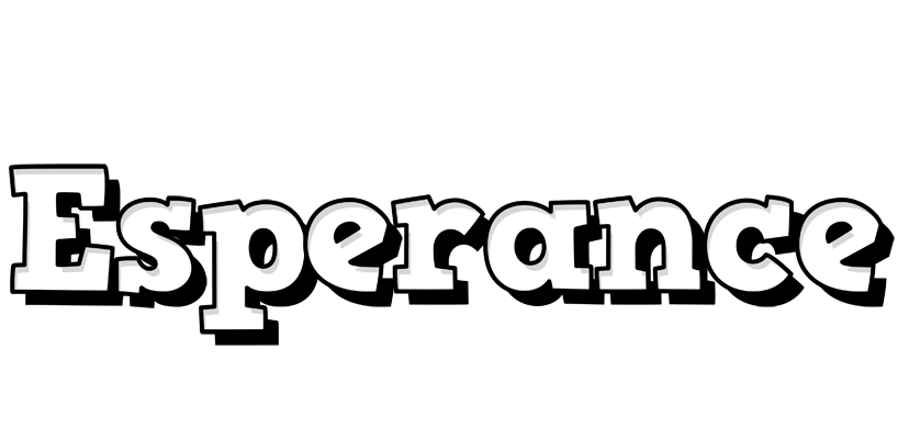 Esperance snowing logo