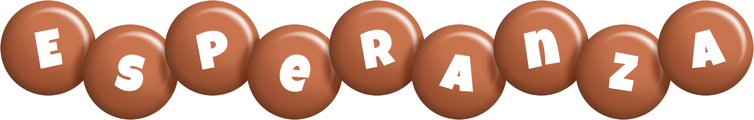 Esperanza candy-brown logo